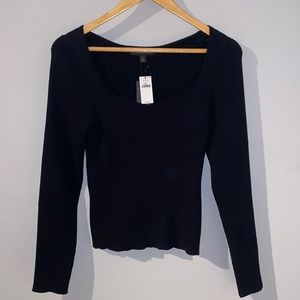 Banana Republic black sweater top never worn tags still on